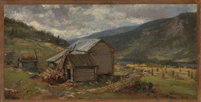 Kilátás Hjelle-re Valdresben alkotó: Johan Christian Dahl