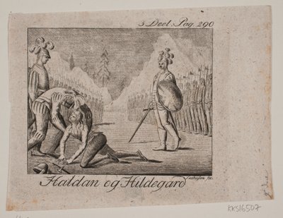A matrica. Haldane és Hildegard alkotó: Johan Christoph Seehusen
