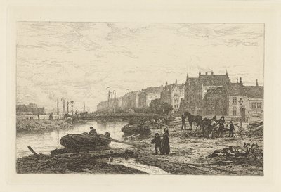 Kilátás a Stadhouderskade-ra alkotó: Johan Conrad Greive