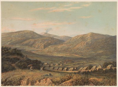 Kilátás a Tengger-hegységre A Tenger-hegységben. (Java keleti sarka.) (cím az objektumon) alkotó: Johan Conrad Greive