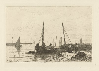 Kilátás a Zuiderzee-re Spakenburg közelében alkotó: Johan Conrad Greive
