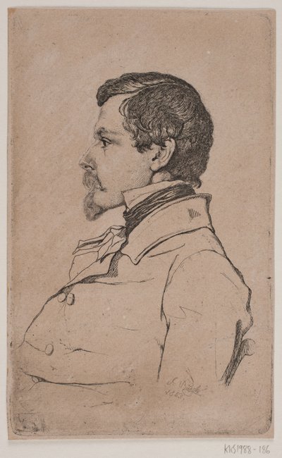 Jacob Kornerup portréja alkotó: Johan Frederik Busch