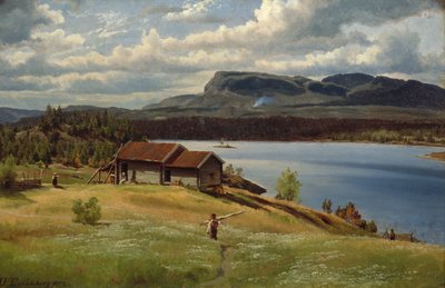 Kisgazdaság a mindennapi élettel alkotó: Johan Fredrik Eckersberg