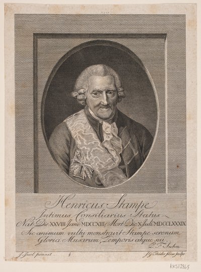 Stampe Henrik alkotó: Johan Georg Preisler