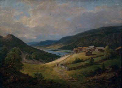 Gudbrandsdalenből (olaj, vászon) alkotó: Johan Gorbitz