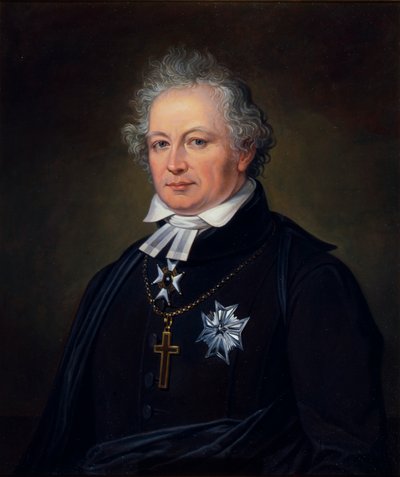Esaias Tegnér svéd költő és püspök, XIX alkotó: Johan Gustaf Sandberg