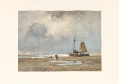 Kilátás a tengerpartra alkotó: Johan Hendrik Weissenbruch
