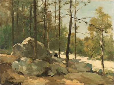 Erdős kilátás Barbizon közelében Erdőre néző Barbizon közelében alkotó: Johan Hendrik Weissenbruch