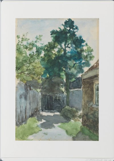 napfényes udvar alkotó: Johan Hendrik Weissenbruch