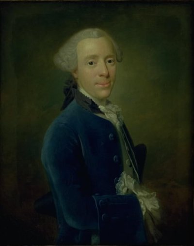 Johan Henrik Kirchhoff államtanácsos portréja alkotó: Johan Hörner