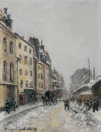 Rue du Faubourg-Saint-Jacques Párizsban alkotó: Johan Jongkind