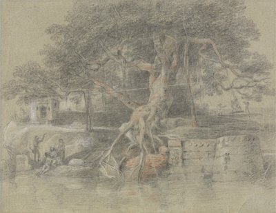 Egy haldokló hindut hoztak a Gangesz folyóhoz alkotó: Johan Joseph Zoffany