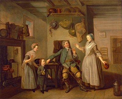 David Garrick és Mary Bradshaw David Garrick The Farmer