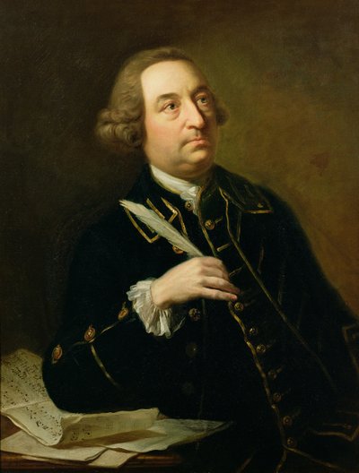 John Christopher Smith (1712-95), zenész és Händel amanuensisének portréja alkotó: Johan Joseph Zoffany
