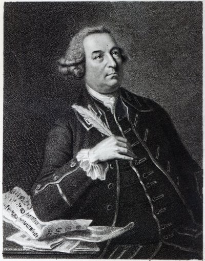 John Christopher Smith (1712-95), zenész és Händel amanuensisének portréja alkotó: Johan Joseph Zoffany