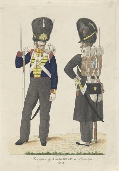 Két gyalogos katona alkotó: Johan Martin Leydenroth