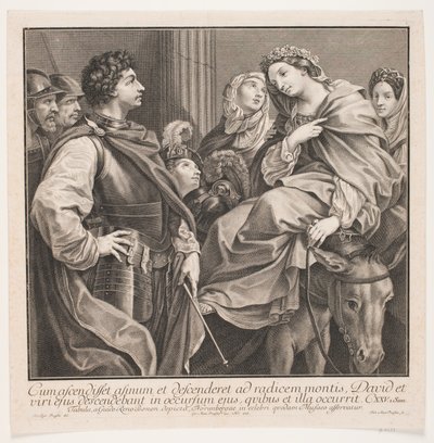 Dávid és Abigail alkotó: Johan Martin Preisler