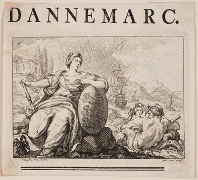 Vignet til P. H. Mallet: Dánia története I, 1758 alkotó: Johan Martin Preisler