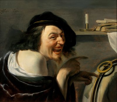Démokritosz, 1630 alkotó: Johan Moreelse