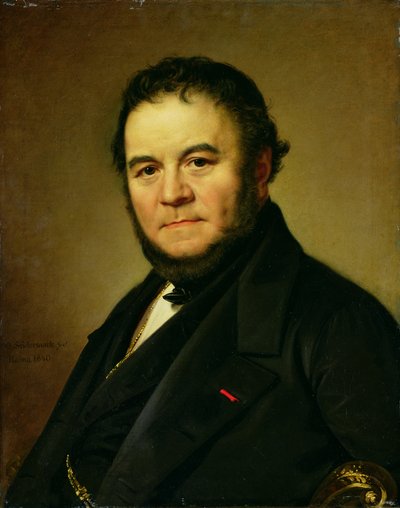 Marie Henri Beyle, Stendhal (1783-1842) portréja, 1840 alkotó: Johan Olaf Sodermark
