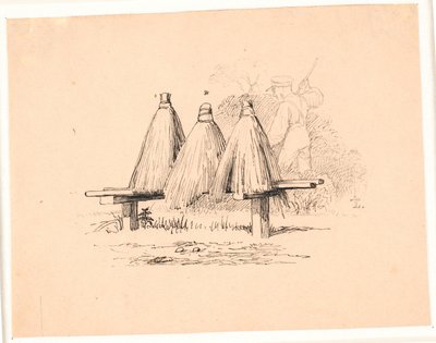 A méh. Illusztráció Kaalund "Fables for Children" című művéhez. Lásd a lapkatalógus megjegyzését. alkotó: Johan Thomas Lundbye