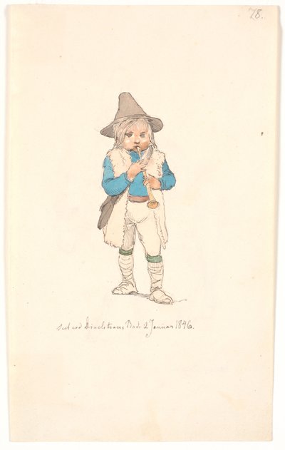 Lille "pifferaro" alkotó: Johan Thomas Lundbye