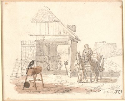 A sérülés. Illusztráció Kaalund "Fables for Children" című művéhez. Lásd a lapkatalógus megjegyzését. alkotó: Johan Thomas Lundbye