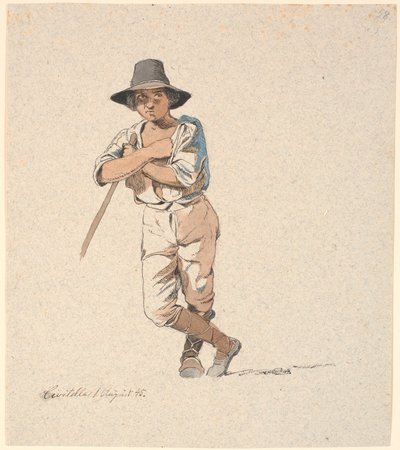 Álló pásztorfiú alkotó: Johan Thomas Lundbye