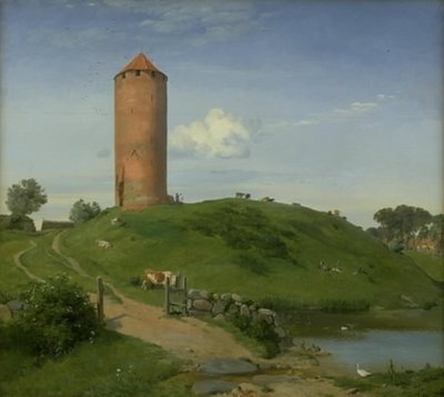 A Goose Tower Vordingborgban, Zélandon alkotó: Johan Thomas Lundbye