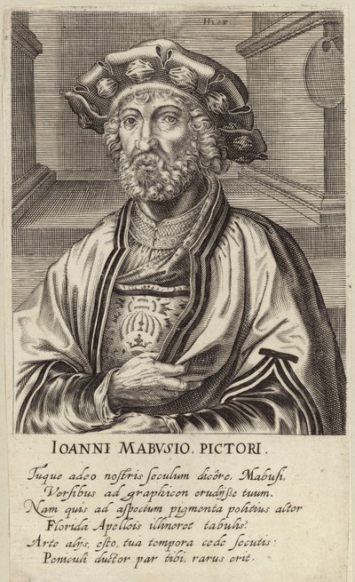 Jan Mabuse portréja alkotó: Johan Wierix