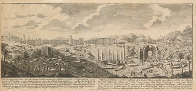 Palmyra, Szíria ősi városának romjai alkotó: Johann Adam Delsenbach