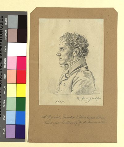 Albert Reindel (1784-1853), rézmetsző alkotó: Johann Adam Klein