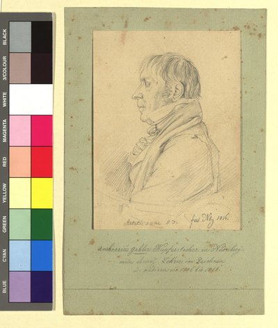 Ambrosius Gabler (1762-1834), rajzoló és rézmetsző alkotó: Johann Adam Klein