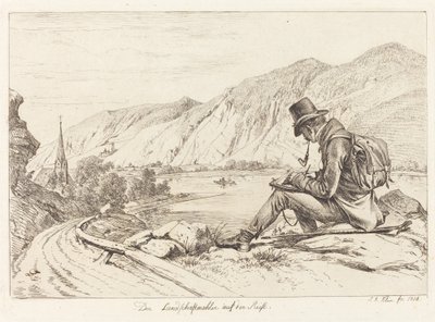 A tájfestő körútján alkotó: Johann Adam Klein