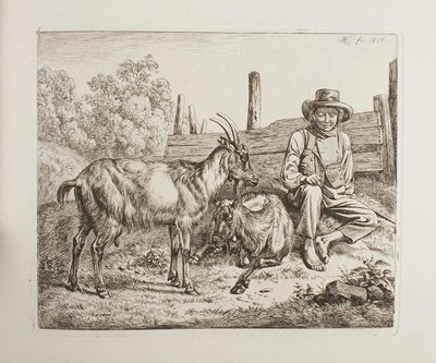 Kecskepásztor alkotó: Johann Adam Klein