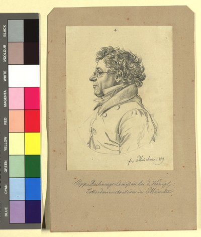 von Popp úr (a müncheni Királyi Lottóigazgatás számvevője) alkotó: Johann Adam Klein