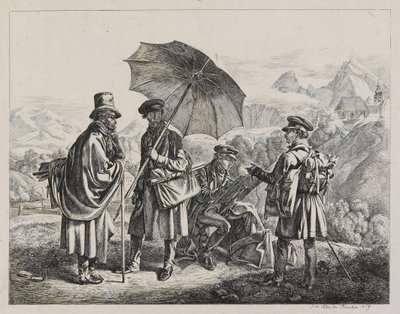 Az utazó festők alkotó: Johann Adam Klein