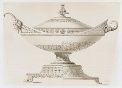 Fedett Tureen alkotó: Johann Alois Seethaler