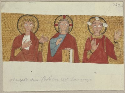 Aus: Sammlung von Umrissen und Durchzeichnungen, Band 1, Blatt 100 alkotó: Johann Anton Ramboux