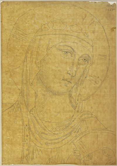 Aus: Sammlung von Umrissen und Durchzeichnungen, Band 6, Blatt 44 alkotó: Johann Anton Ramboux