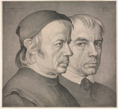 Eberhard testvérek, 1822. alkotó: Johann Anton Ramboux