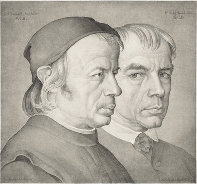 Konrad és Franz Eberhard testvérek alkotó: Johann Anton Ramboux