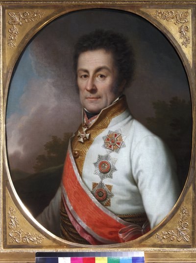 Le general Johan von Klenau und Janowitz - Johann Graf von Klenau (1758-1819) tábornok portréja - Johann Baptist von Lampi, az ifjabb (1775-1837). Olajfestmény alkotó: Johann Baptist II Lampi