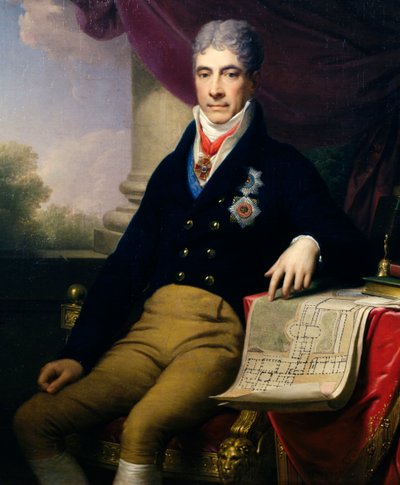 Andrej Razumovskij Kirillovics (1752-1836) orosz diplomata, a cár bécsi nagykövetének portréja; kb.1810 alkotó: Johann Baptist II Lampi