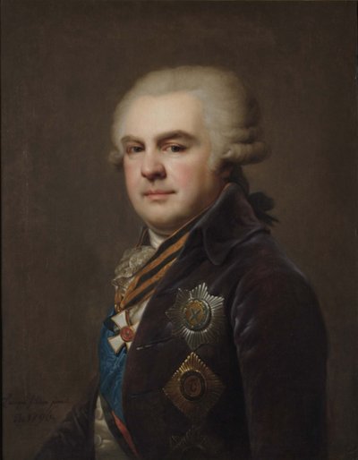 Alekszandr Nyikolajevics Szamoilov gróf portréja 1744-1814, 1796 alkotó: Johann Baptist Lampi the Younger