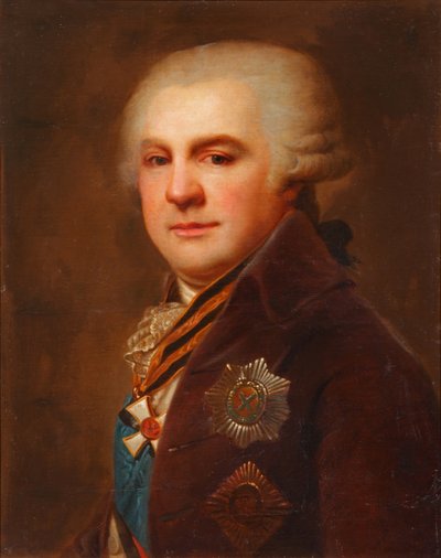 Alekszandr Nyikolajevics Szamoilov gróf portréja 1744-1814, 1796 után alkotó: Johann Baptist von Lampi the Elder