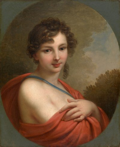 Elena Naryskina portréja, 17851855, 1800 alkotó: Johann Baptist von Lampi the Elder