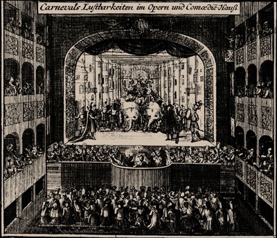 Erlangeni Margrave Színház, 1721 alkotó: Johann Baptista Homann