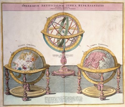 A világ matricái a Grosser Atlasból, 1725 alkotó: Johann Baptista Homann
