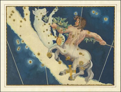 Lupus és Centaurus - Johann Bayer alkotó: Johann Bayer
